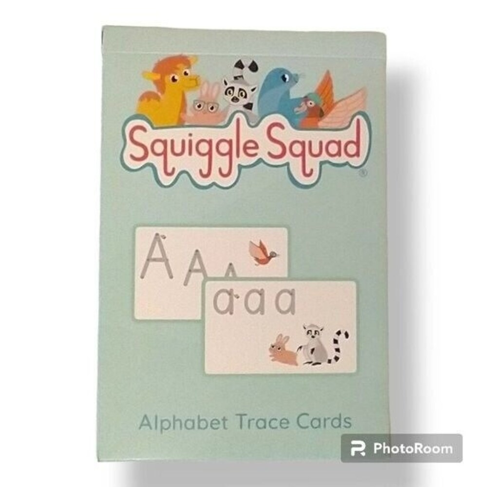 Alphabet Trace Cards Squiggle Squad Writing Program